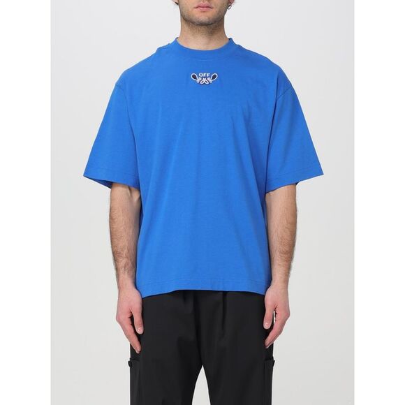 Off-White T-Shirt Men Blue
